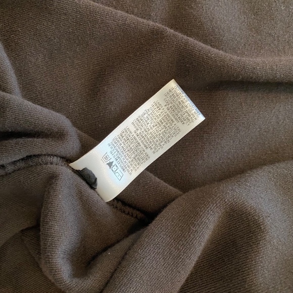 Juicy Couture Short Sleeve Velour Jacket Vest Zip Dolman Cowl Neck Brown Y2K XL - Picture 9 of 9